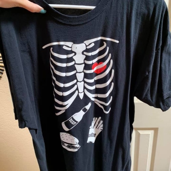 His/Hers Maternity shirts , announcement ☠️💀 - Picture 3 of 4